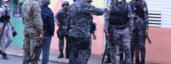 PN despliega amplio contingente en el municipio Los Alcarrizos, DN
