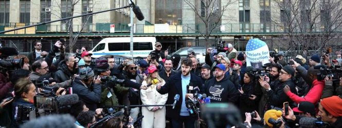 NY: Mínima reacción seguidores Trump tras su llamado a protesta