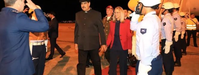 Nicolás Maduro llega a Brasil en primera visita al país desde 2015