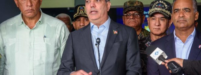 Luis Abinader: “Estamos preparados para esa tormenta”