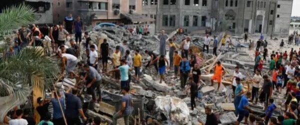 Suben a 1,300 muertos en Israel y a 1,354 los palestinos en Gaza