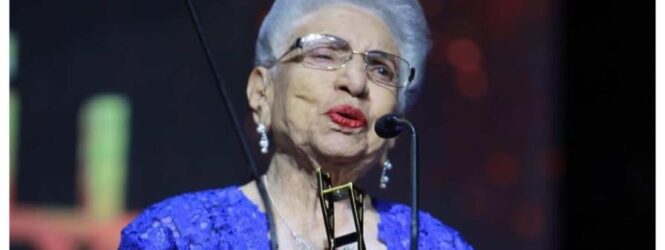 María Cristina Camilo “Maíta”, un ícono de la comunicación criolla, celebró sus 107 años en Navidad
