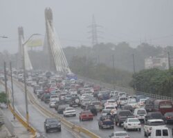 Suspenden labores debido a intensas lluvias en Dominicana