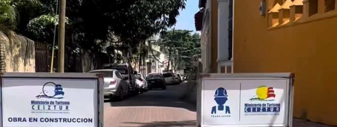 Quejas por lentitud trabajos y falta parqueos en zona colonial