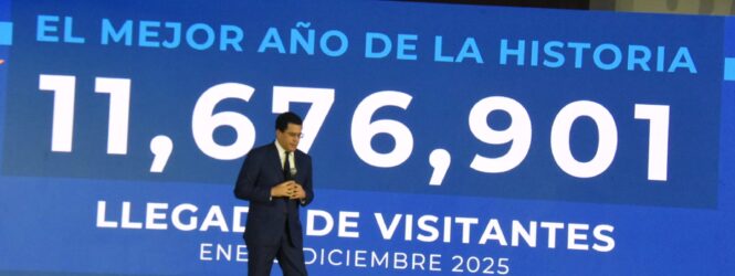 RD alcanza histórico récord de 11,676,901 visitantes en 2025