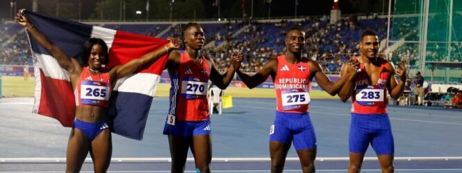 Dominicana recupera la medalla de oro en relevo mixto 4×100