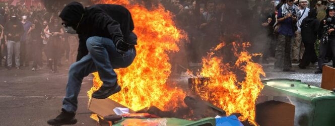 Europa arde en ola de protestas, saqueos, bloqueos estudiantiles